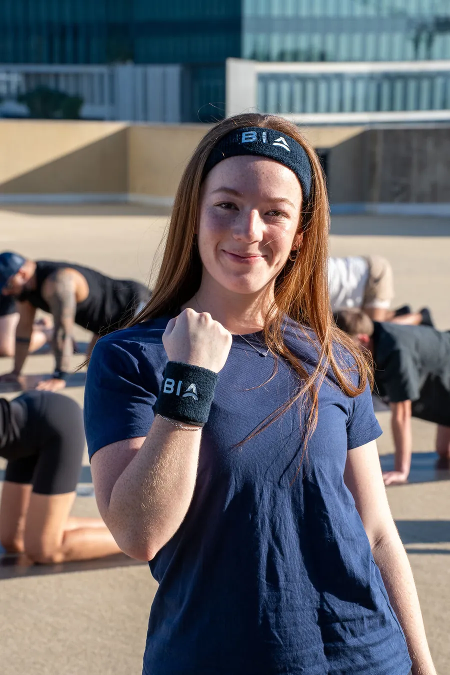BIA member at sunrise training
